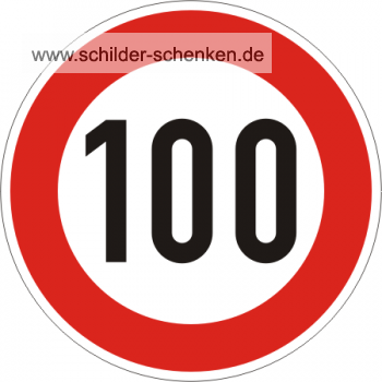 Schild Ronde 100