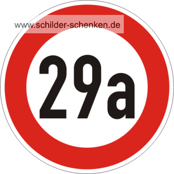 Schild Ronde 29a