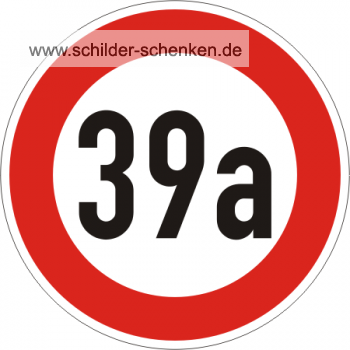 Schild Ronde 39a