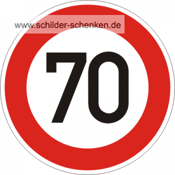 Schild Ronde 70