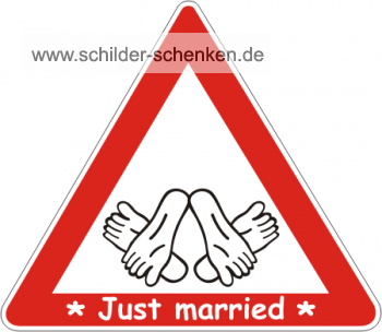 Schild Just married