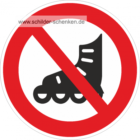 Alu Inlineskates verboten