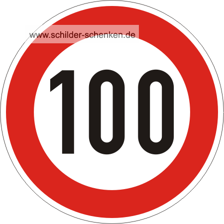 Schild Ronde 100