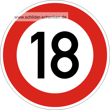 Schild Ronde 18