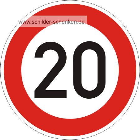 Schild Ronde 20