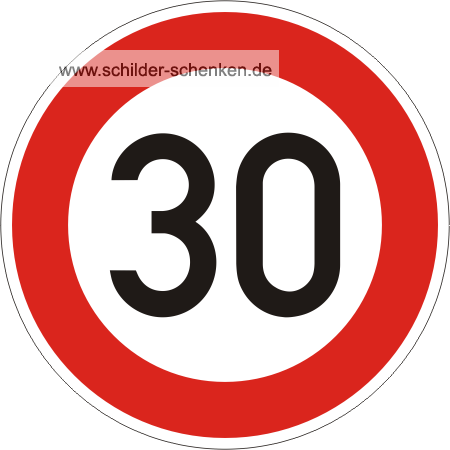 Schild Ronde 30