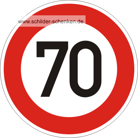 Schild Ronde 70