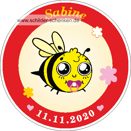 Schild Hummelbiene