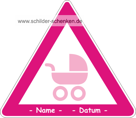 Schild Kinderwagen
